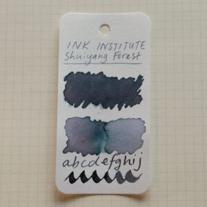 ink institute shuiyang forest swatch