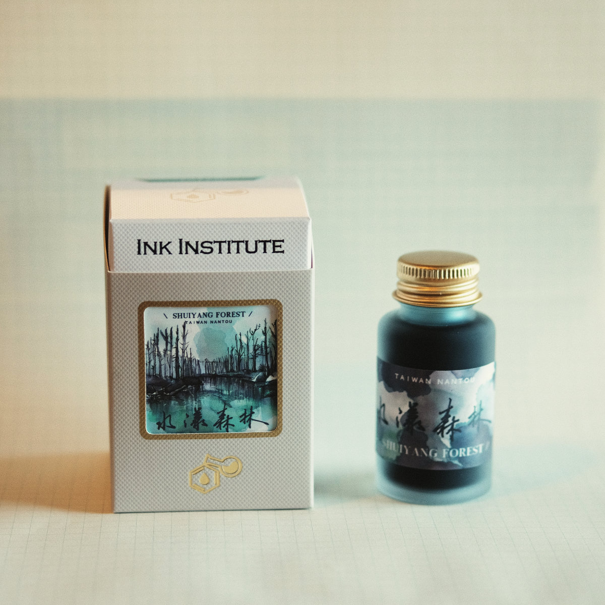 ink institute shuiyang forest fountain pen ink bottle and box