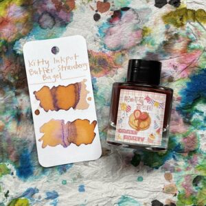 Kitty Inkpot - Butter Strawberry Bagel