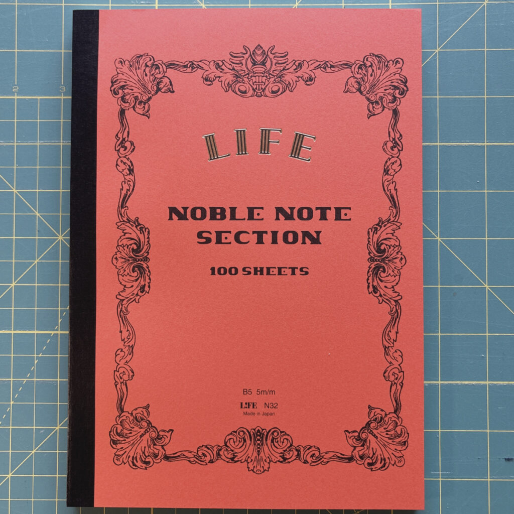LIFE note B5 grid