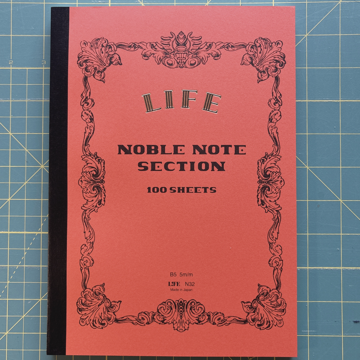 LIFE note B5 grid
