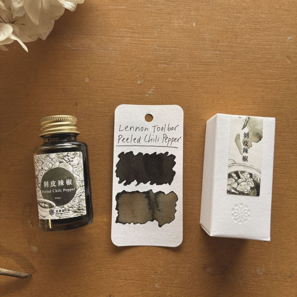 Lennon Toolbar peeled chilli pepper ink