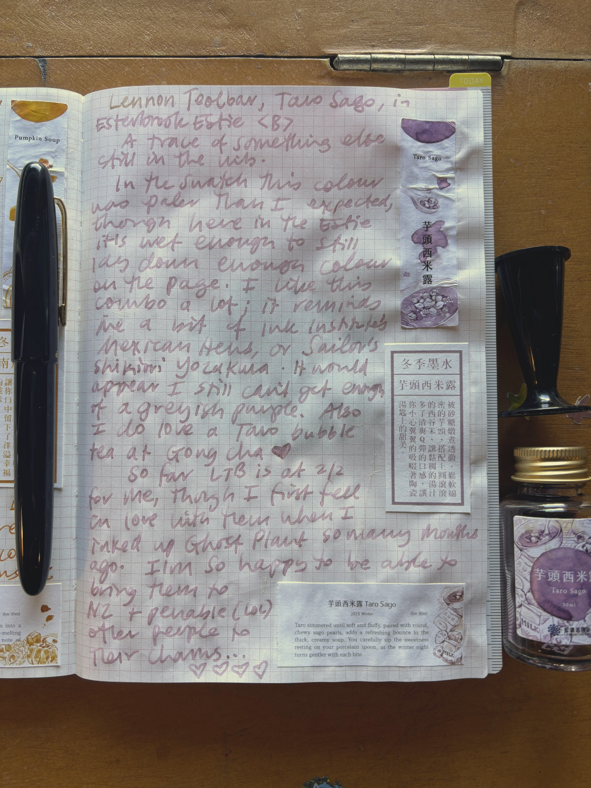 Lennon Toolbar taro sago notes from the study