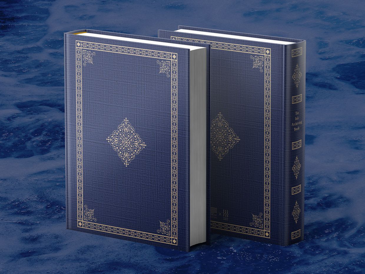 Dominant Industry Ink Archiving book, exterior